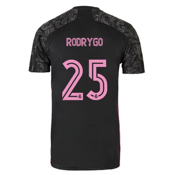 Maglia Real Madrid 3ª NO.25 Rodrygo 2020-2021 Nero